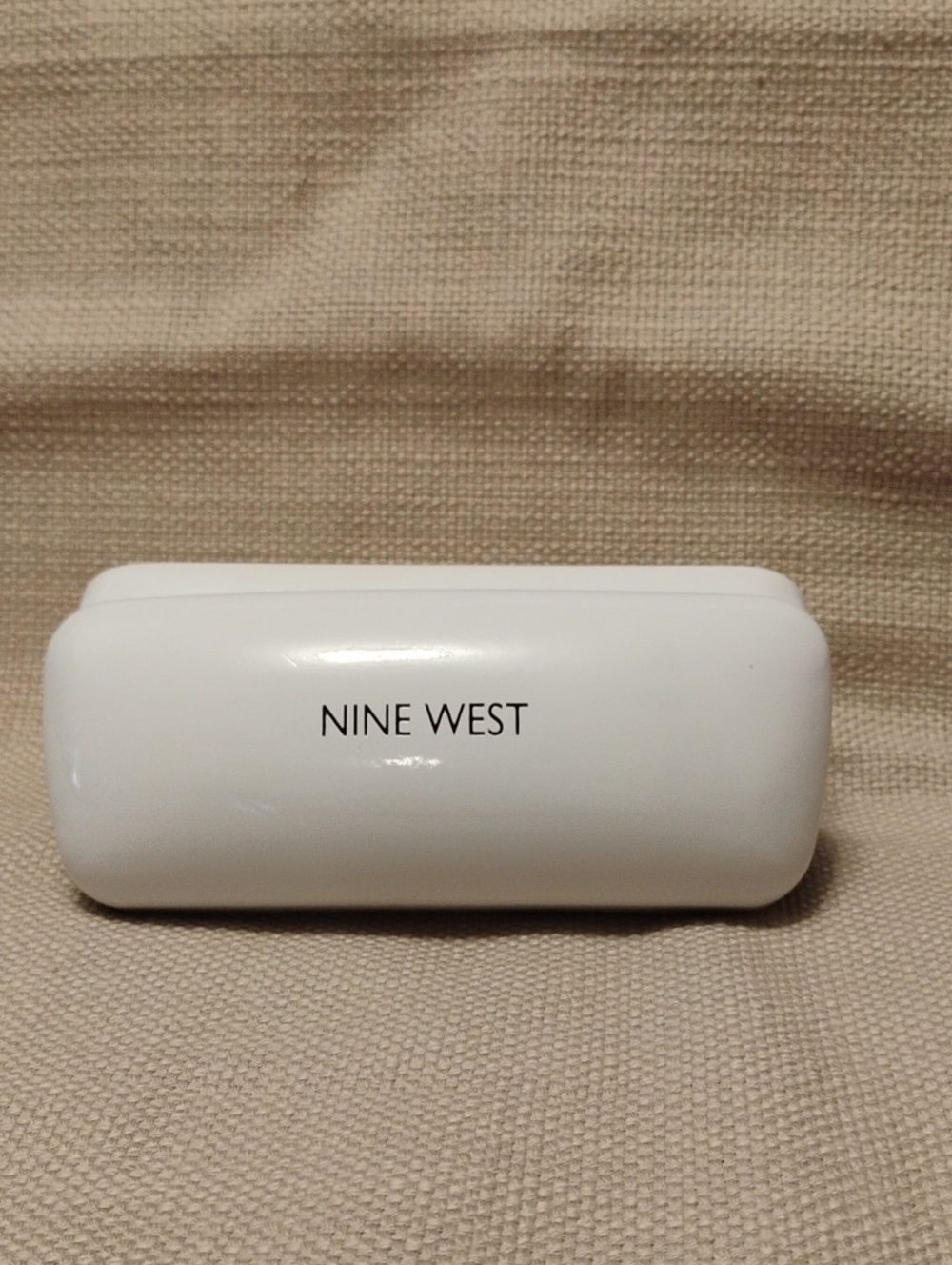 Nine West White Hard Shell Eyewear Case
